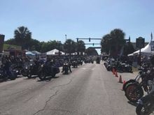 View from quarter mile from the festivities