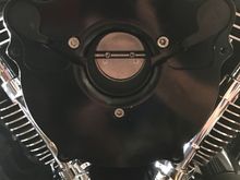 Drilled holes into backplate