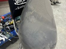 Seat was pretty  bad with 30 years of dust and crud 