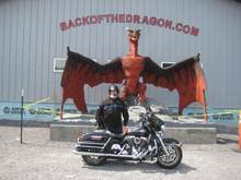 Rode up 16 North to Back of the Dragon before they opened.