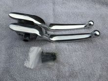 Brake and clutch levers. Polished, not chrome. $40.00