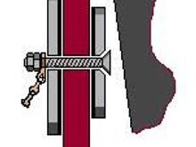 I attached a piece of brass folded chain, anchored to fender washers and screws/nuts on each end.  One end in the center of the front of the tour pack, the other on the center of the front of the lid.  There's room between the backrest for both screws on the outside.  Works great, tucks it self in as you close the lid, doesn't seem to hang up on anything.  It's just a tad longer than the tether fully extended.