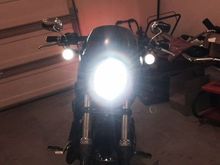 LED headlight, turn indicators frt/rear, and fairing