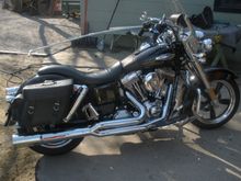 Another early photo when i had different saddle bags on it.