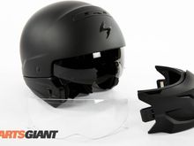 Everything you need, in one box. The chin bar can be quickly installed or removed as needed.
