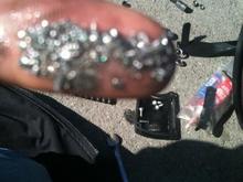 this is what was left of the bolt that fell out.... is that supposed to be in your inner primary?