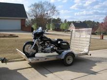 2008 SG on trailer