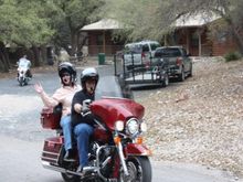 Striking out for our ride on RR 337 headed to the rally in Bandera.