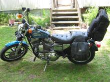 With the bags ready to ride
