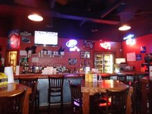 Inside the Rockin' Pig. Great Food