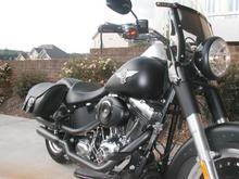 smoked turn signal lens and powder coated headlight ring