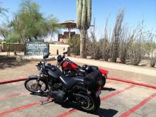 coolidge Near the Casa Grande historical monument
