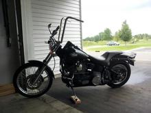 Fitting the 18" X 1 1/4" apes.. Just need cables.. The internal wiring and wiring extension will be done by myself.