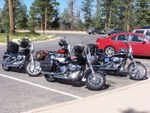 our gang of 4 in Utah at 9115 feet elevation in Bryce Canyon, Aug 2008