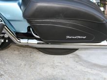 Left exhaust - Bub 7 True Duals