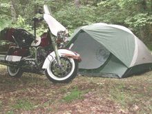 Camping Harley Style