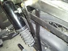 Front of left bracket