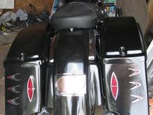 A 1 ALIEN8 REAR BAGS,    BIKERBUCKLES.COM