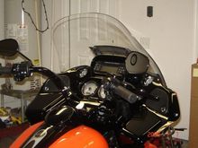 Painted Inner Fairing &amp; New Powder Coated Khrome Werks  2 Bars