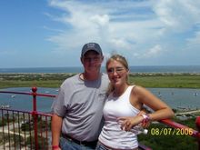 My wife Kasey and me.