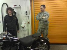 Little schooling on the new ride...