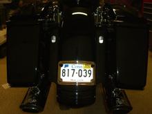 Just finished the rear end of my 06.  Filled in fender my fender and made custom lights, all LED. (lights Off)