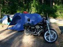 tenting in Golden BC 2008