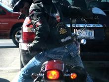 that chick in the car is checking me out :)