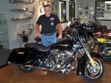 At the dealer, just before taking delivery