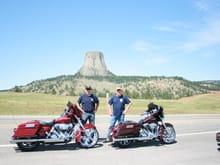 Me and my buddy at Devils Tower