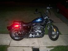 Night time pic of the new bike