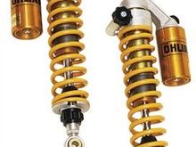 XR1200 race spec Ohlins shocks.