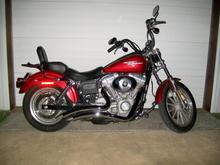 Superglide with V&amp;H Big Radius exhaust installed.