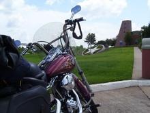 The rest stop at the Texas/OK border on the way home.