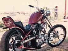 I canned the under chassis shift linkage and returned the shift to the right. After the years of riding right hand shift it took a little bit to get used to left hand shift on my Indian.