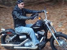 2009 Street Bob &amp; 6'2" rider