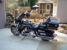 Electra Glide in driveway
