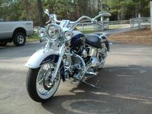 Left view with new handlebars