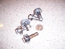 All 5 broken sprocket bolts.