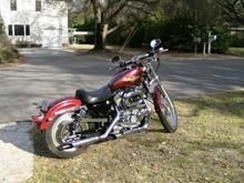 Old Ladys Bike after paint