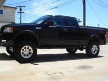 Truck just after lift