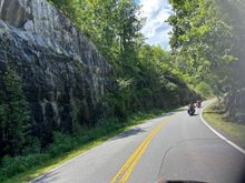They chilled out a little on Hwy 28 to Deals Gap