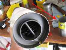 The end has a lip that I was able drive an exhaust pipe reducer over.