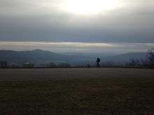 In addition to motorcycles, one of my passions is backpacking. This was taken while doing the VA section of the AT a few winters ago. I have yet to ride it on the motorcycle but I am looking forward to changing that this summer.