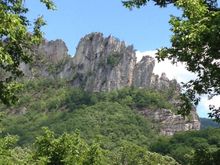 Spruce Knob park, Seneca Rocks