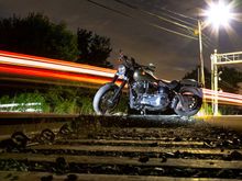 out for a blast last night