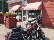 Halfway up at the Good Hart general store.