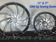 23"/26" + 17" rear