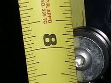 I got this measurement... center to center.