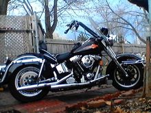 without the bags on old rear wheel